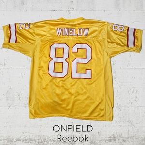 REEBOK Onfield NFL Equipment Authentic #82 Winslow Alternate Tampa Jersey